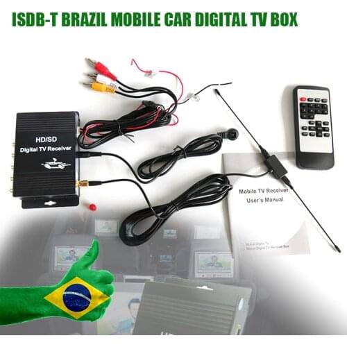 External Digital Tv Box ISDB-T STB For Brazil On-Board Television Car Audio Video Input Device