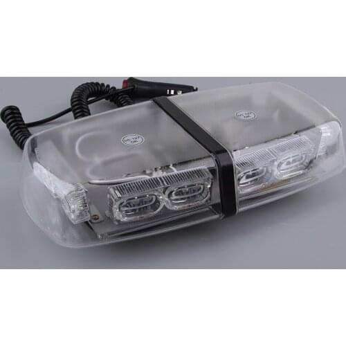 Amber Car Strobe Flash Light 36 LED Brake Stop Bulb Lamp Suction Cup Type