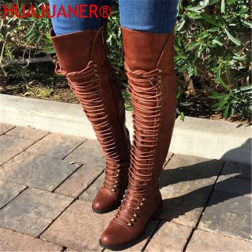 New Stylish Women Walking Shoes Thigh High Boots Female Big Size 34-47 Stretch Faux Slim High Boots Over The Knee Boots Sneakers