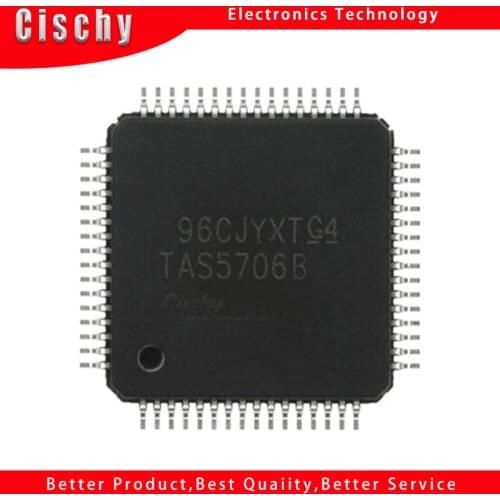 1pcs/lot TAS5706B TAS5706 QFP64 LCD digital audio amplifier IC In Stock
