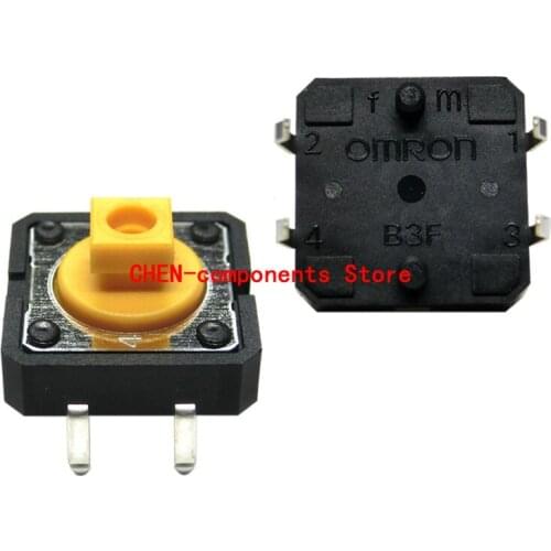 10PCS Omron B3F-4055 Micro touch switch button 4 feet 12*12*7.3