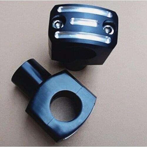 2Pcs 1"25mm Aluminum Handle Bar Clamp Handlebar Risers Motorcycle For Honda Yamaha Suzuki Kawasaki