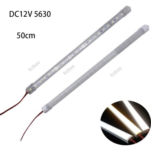 5pcs*50cm DC 12V SMD 5730 5630 LED Hard Rigid Strip Bar Light for LED cabinet bar light