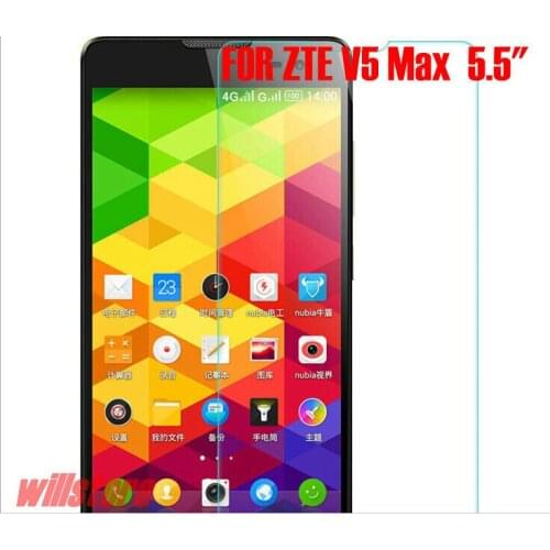 9H Tempered Glass Protective Film For ZTE Red Bull v5Max Tempered Glass Screen Protector for ZTE v5 Max N958St 5.5"