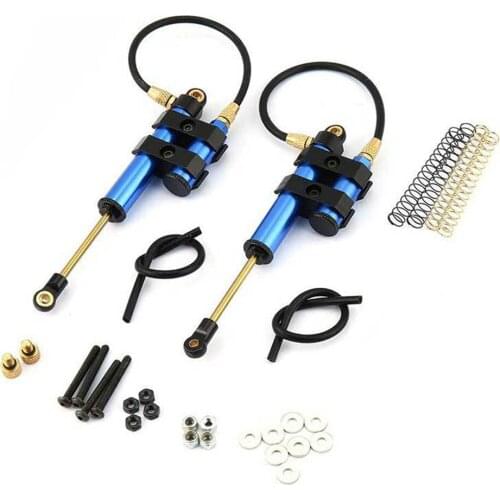 Piggyback Internal Spring Shock Absorber for 1/10 SCX10 TRX4 RC Crawler 2pcs/set Metal Shock Absorbers Suspension