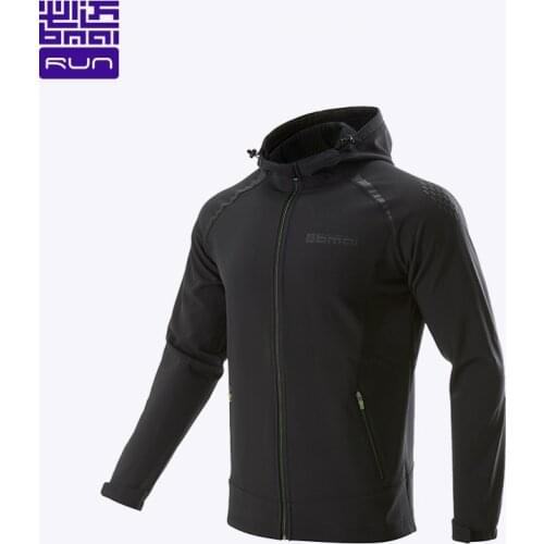 BMAI Profession Windproof Running Jackets Men Sport Gym Clothing Breathable Long Sleeve Sportswear Keep Warm Fitness Man Jacket