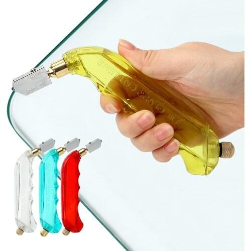 DIYWORK Hard Alloy Tile Mirror Glass Cutter Color Random DIY Repair Cutting Tools Professional Sharp Knife Wheel Single Diamond