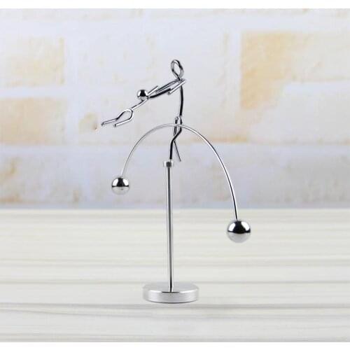 Swing Balance Toy Science Psychics Pendulum Ornaments Psychology Perpetual Home Office Desktop Decoration, Stress Relief