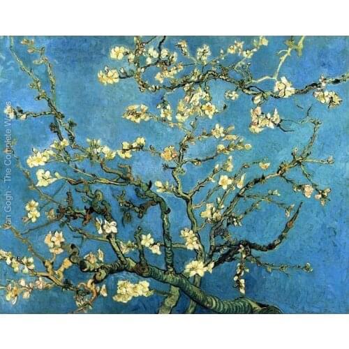 Vincent Van Gogh paintings on Canvas Branches with Almond Blossom hand-painted wall art decor High quality