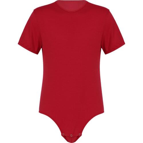 Mens Lingerie Adults Babies Diaper Lovers Romper Pajamas Round Neck Erotic Sexy Costume Press Crotch Age Player T-shirt Bodysuit