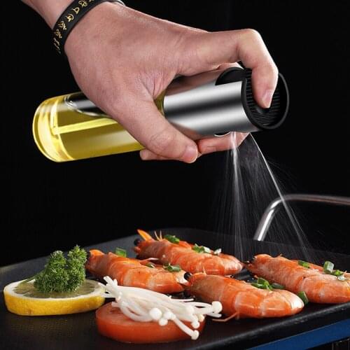 Kitchen Household Air Pressure Spray Bottle Leak-proof Spray Fitness Olive Oil Cooking Oil Barbecue Spray Atomizing Pot Cookware