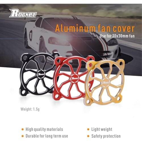 SURPASS HOBBY Rocket 30x30mm Metal Cooling Fan Protective Cover Guard for RC Car Parts