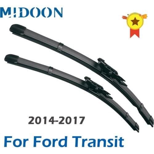 MIDOON Windscreen Wiper Blades for Ford Transit Connect Fit Pinch Tab Arms 2014 2015 2016 2017