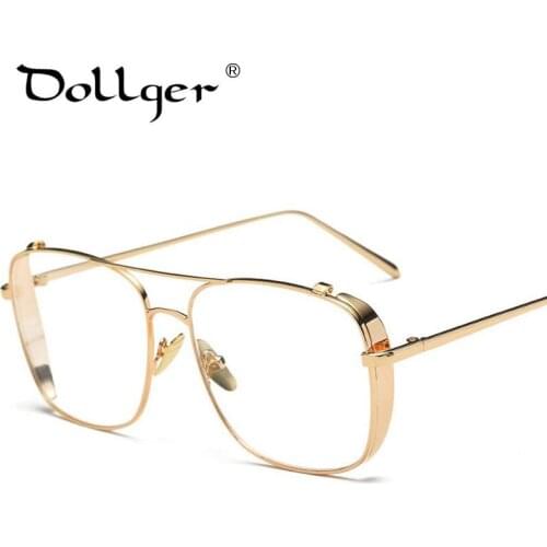 Dollger Eyeglass Frames Men Big Metal Computer Goggles Anti Fatigue Radiation-resistant Glasses Frame Women Eyewear s1293