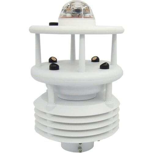 Small weather station HCD6817 seven elements micro-meteorometer temperature and humidity pressure wind speed wind direction rain