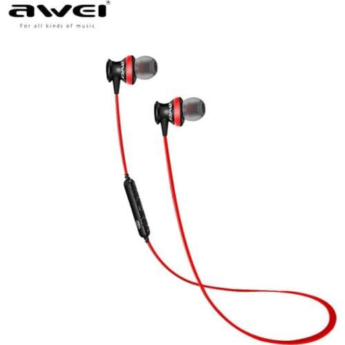 Original Awei A980BL Bluetooth earhud Sport Wireless Earphones Waterproof headset auriculares ecouteur for apple android Phone