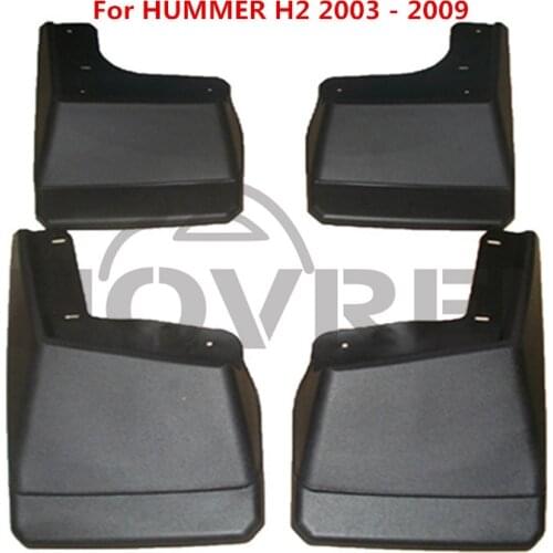 Car Front Rear Mud Flaps For HUMMER H2 2003 - 2009 Mudguards Splash Guards Flap Car Styling 2004 2005 2006 2007 2008