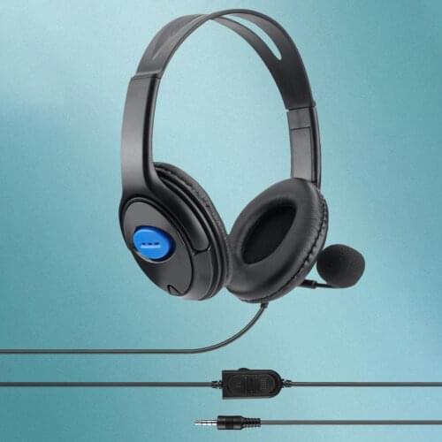3.5mm Wired Stereo Noise Reduction Headphone Headset for Gaming Online Courses