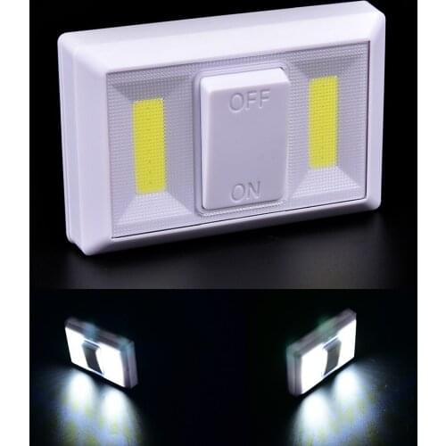 Battery Operated COB LED Light Wall Lamp Modern Home Cordless Switch Lighting Decoration outdoor wall lamp
