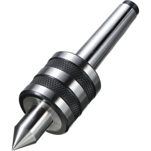 Precision MT2 Live Center Morse Taper Triple Bearing Lathe Centering Tool Rotary Tool Milling Taper Metal Work Lathe Tool