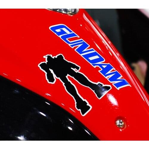 Motorcycle Bike Motocross Helmet Stickers Car Styling Vinyl Decal for Cartoon Game Mobile Set Anime Robot 15x10cm