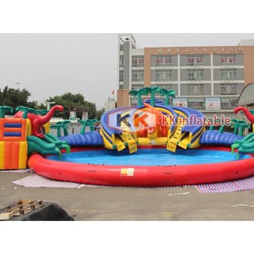 Jurassic Dinosaur Water Park,inflatable water park combination