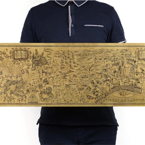 Magic World Michael Jackson Non-Sticky Poster Vintage Retro Paper Wall Stickers Wallpaper Sticker Home Decoration Room Decor