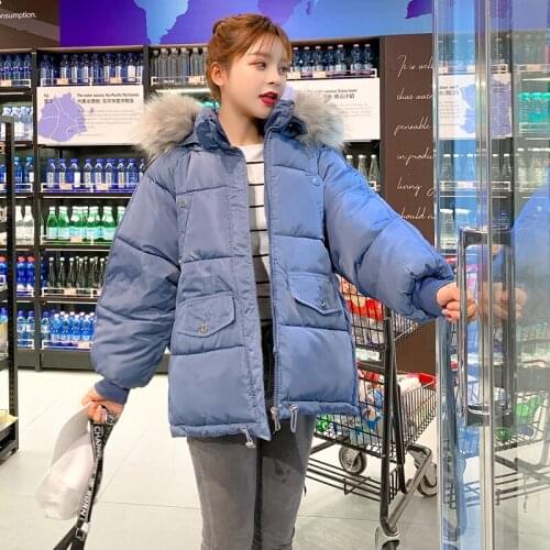 2021 New Cotton Thicken Warm Autumn Winter Jacket Coat Women Casual Parka Winter Clothes Fur Lining Hooded Coats