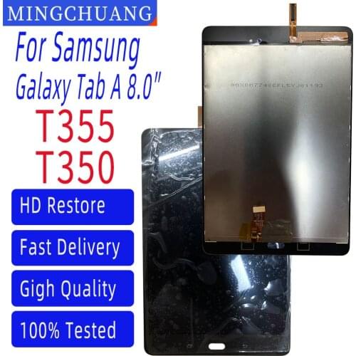 For SAMSUNG Galaxy Tab A 8.0 T350 SM-T350 T355 SM-T355 LCD Display With Touch Screen Digitizer Sensor Assembly Replacement Part