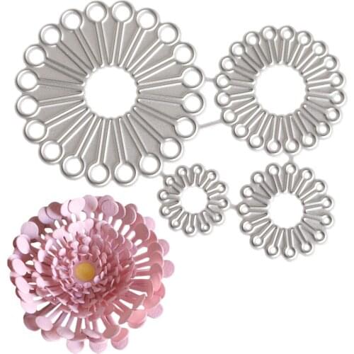 1Set Metal Cutting Dies Album Paper Card Craft Three-dimensional Flower Embossing Emboss Punch Knife DIY Decoration