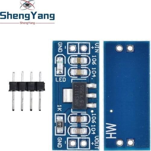 1PCS AMS1117 1.2V 1.5V 1.8V 2.5V 3.3V 5V power supply module AMS1117-5.0V power module AMS1117-3.3V For diy kit