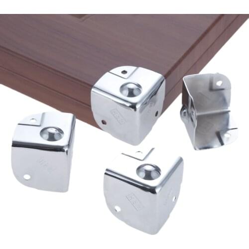 1x Aviation Corner Brackets Cabinet Desk Toolbox Support Bracket Aluminum Box Flight Case Pressure Three-Sided Corner Protector
