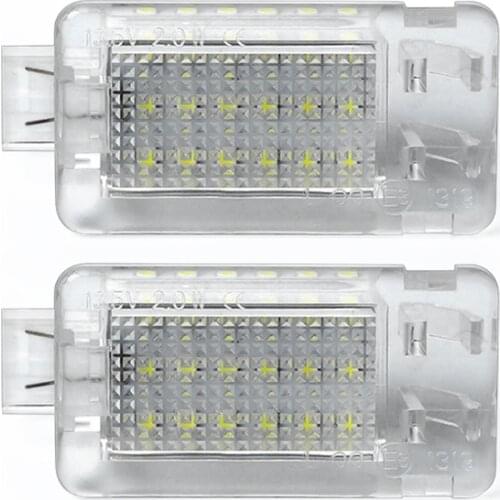 2Pcs LED Luggage Compartment Light For Volvo XC70 2000-2013 S60 2000-2013 S80 2000-2013 C70 2000-2013 XC90 ab 2004