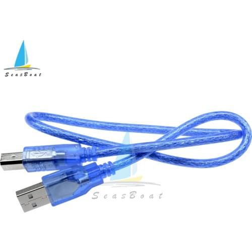 30cm/50cm/100cm USB Cable UNO R3 / Mega 2560 R3/ ADK USB-A to USB-B for arduino