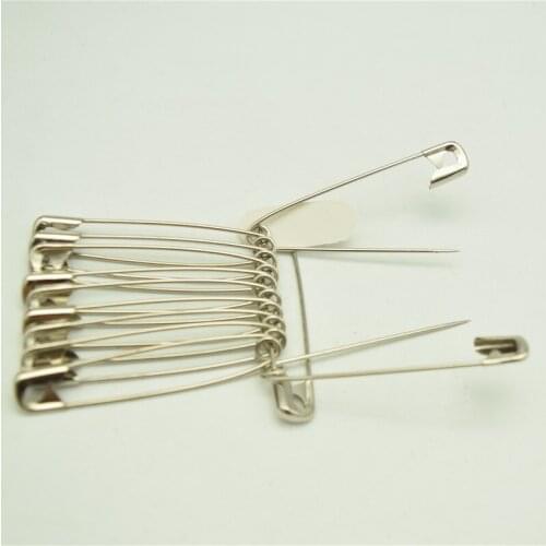 432pcs SIZE 2.1'' length( 55mm) Good quality BIG steel safety pins very strong for sewing and craft steel