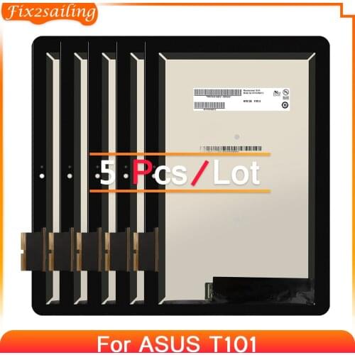 5Pcs For Asus Transformer Book T101 HA T101H T101HA LCD Display Touch Screen Digitizer Assembly for Asus T101HA 100% Tested
