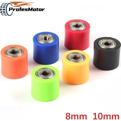 Chain Roller 8mm 10mm Pulley Slider Tensioner Wheel Guide For Pit Dirt Mini Bike ATV RF CR XR CRF YZF KLX RMZ EXC 28mm x 32mm