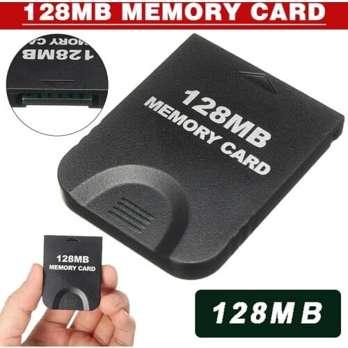 Black 128MB Memory Card For GameCube Wii High Quality Matt Plastic Storage Card Saver Consumer Electronics Game Accessories