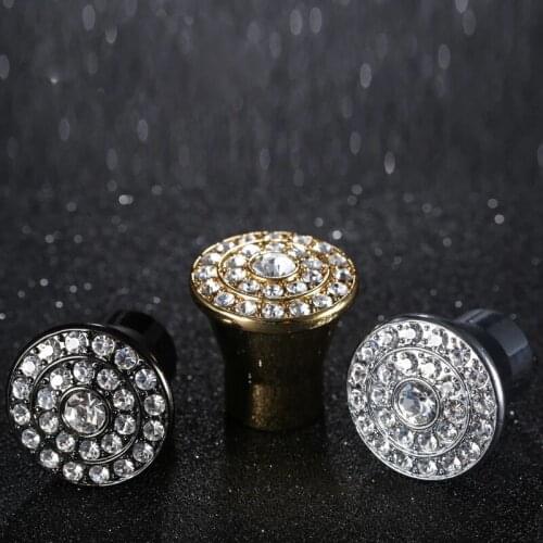 K9 Crystal bar cabinet handles Modern simple drawer pulls High-top Wardrobe door handles European inlaid funiture diamond knobs