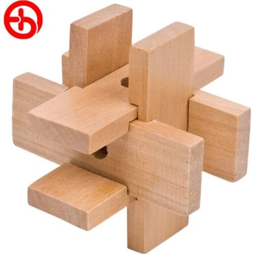 Toys wholesale 6 pcs lock adult puzzle IQ intelligence toys for boys Kong Ming lock E21