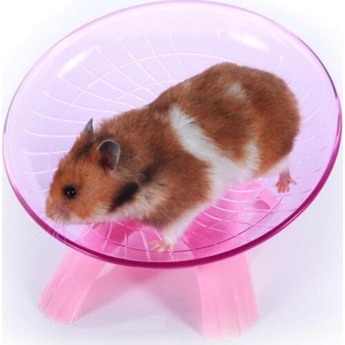 Flying Saucer Exercise Wheel for Small Pets, 18cm/7.09 inch Hamsters Running Disc, Comfort Pet Toys