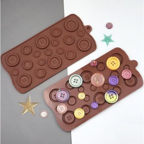 Multi-size Button Silicone Chocolate Mold Silicone Biscuit Mold Ice Tray Animal Paradise