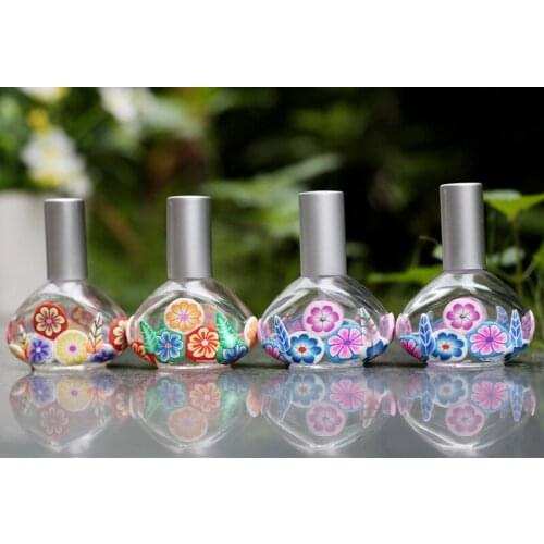13ML New Triangular Polymer Clay Half-pack Glass Empty Spray Bottle 100PCS/LOT