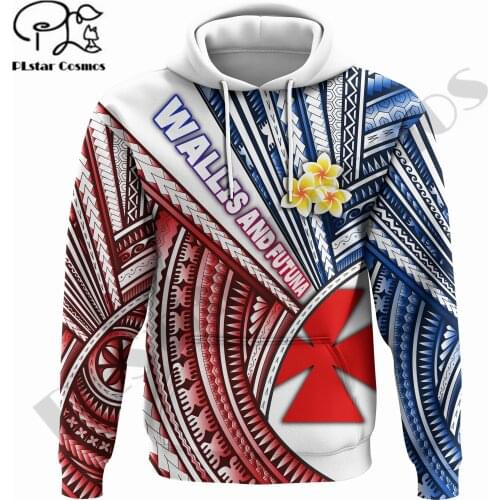 PLstar Cosmos 3DPrinted Newest Wallis and Futuna Futun Island Tribal Tattoo Uniuqe Streetwear Unisex Hoodies/Sweatshirt/Zip W-2