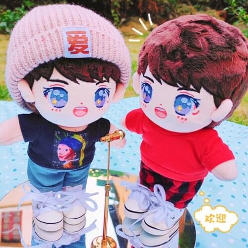 Cosmile Kpop star Wang jiaer plush Doll Cotton Toy stuffed with clothes Creative Limited Accessory Cute lovely cos Gift C
