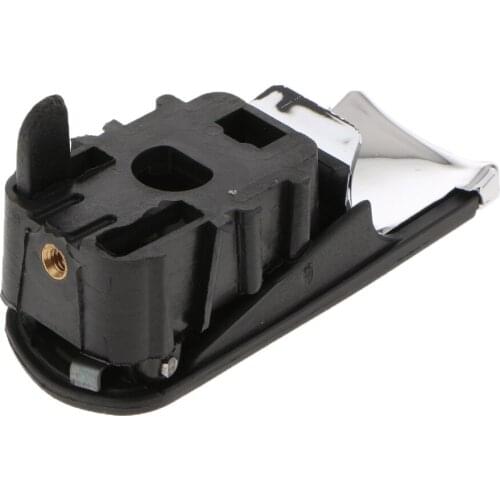 Glove Box Lid Handle with Lock Hole for Audi A4 B6 B7 LHD (Black)