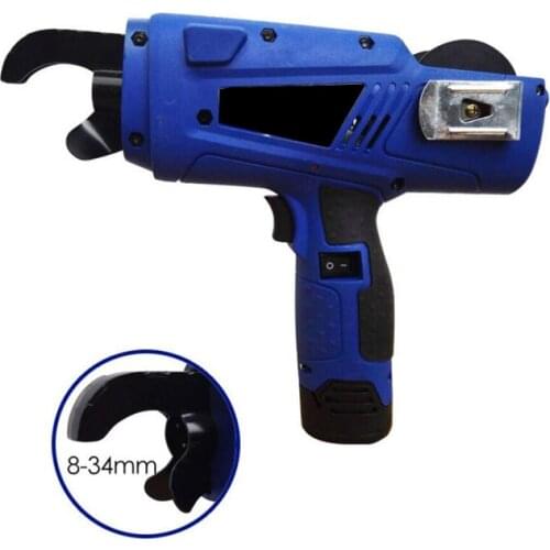 8-34mm Handheld Automatic Rebar Tying Machine 8-34mm Electric Charging Type Reinforcing Steel Strapping Machine With Box