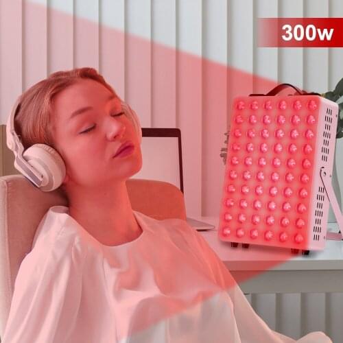 Red Light Therapy Device, 660nm 850nm Near Infrared Therapy with Timer, 60 LEDs, Clinical Grade High Power Low EMF Output LED Li