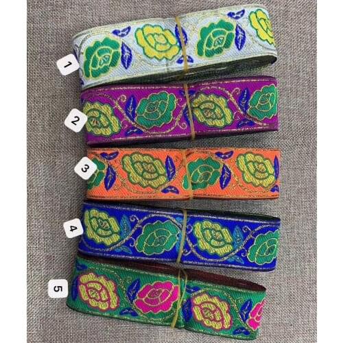 4cm nation style jacquard ribbon,XERY191202M