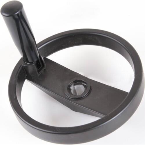 Solid Aluminium Alloy Hand Wheel Foldable Double Spoked handwheel for Milling Machine Lathe CNC 12*100/12*125/16*160/18*200